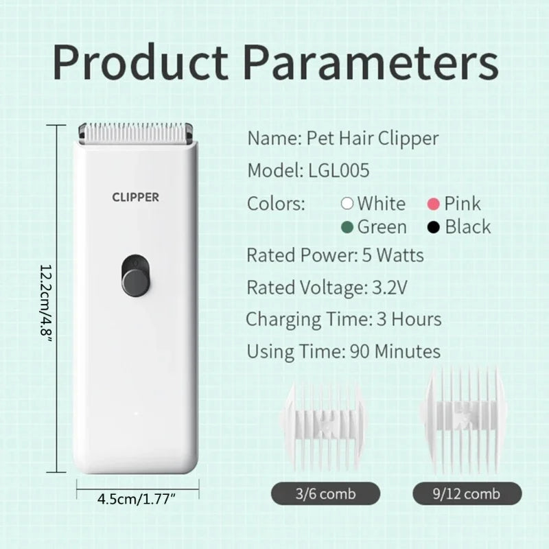 Dog Hair Clipper – Electric Pet Hair Trimmerd