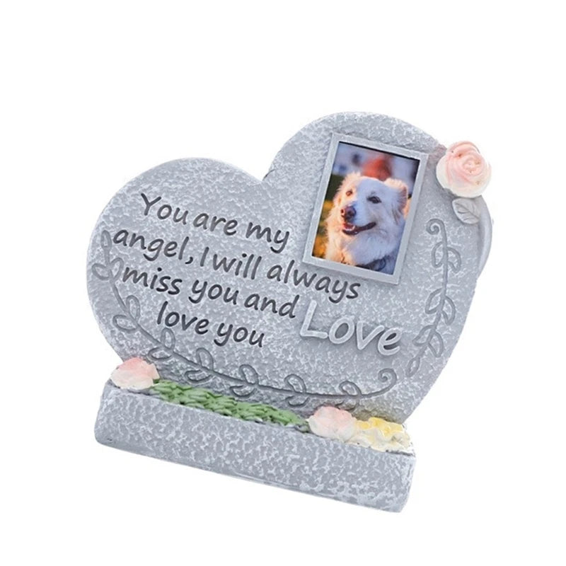Pet Remembrances Tombstone Weatherproof Cats and Dog Headstones for Eternalize Memory