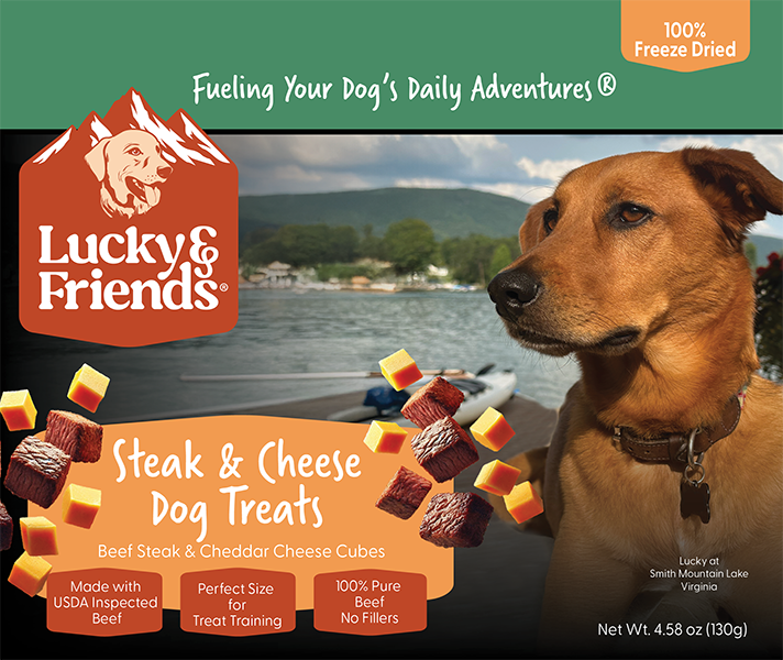 Lucky & Friends Steak & Cheese Dog Treat