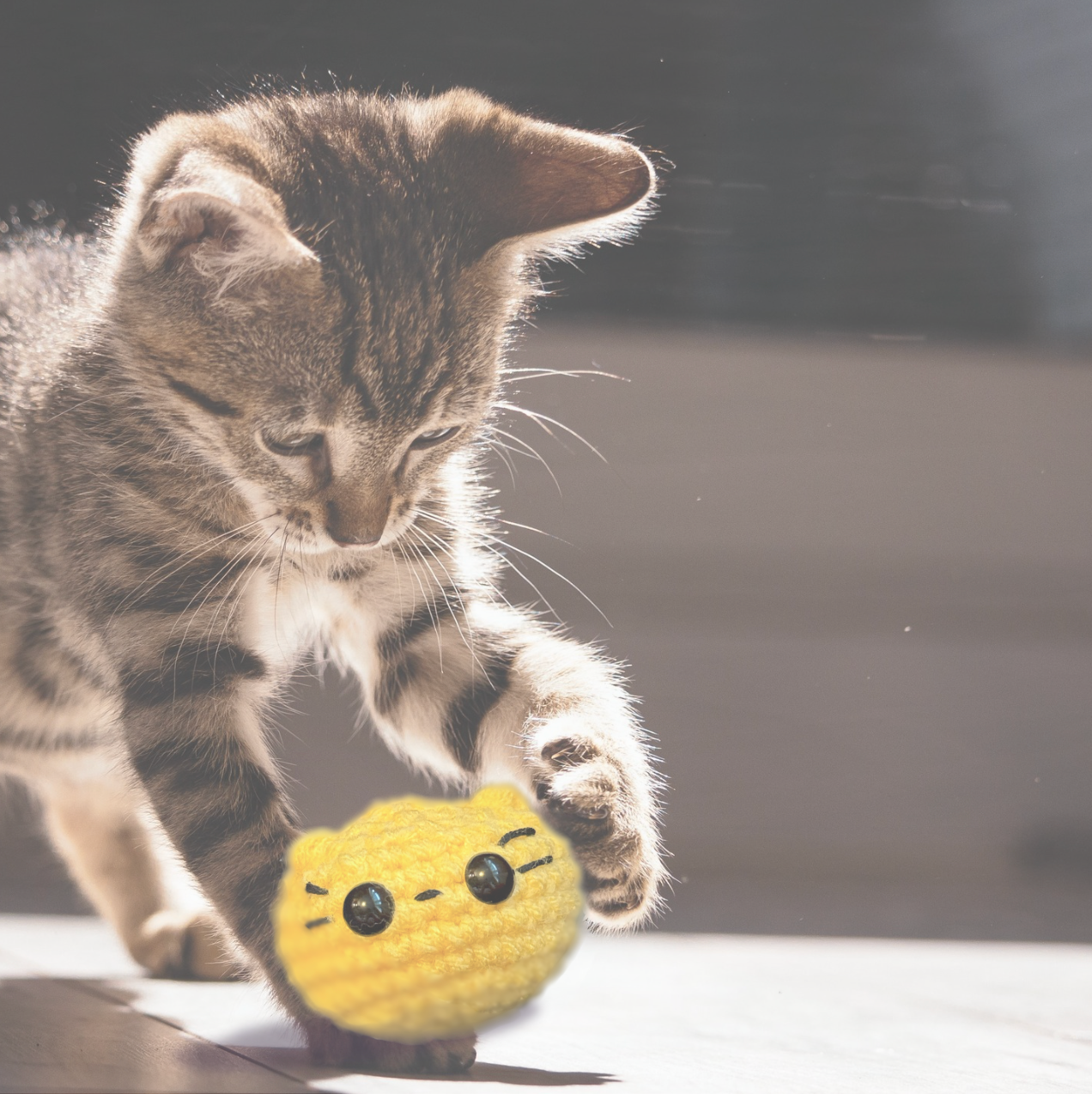 Handmade Weighted Catnip Toy | Pippa the Chonk Chunkle Chunk Infused with Miracle Nip Botanicals