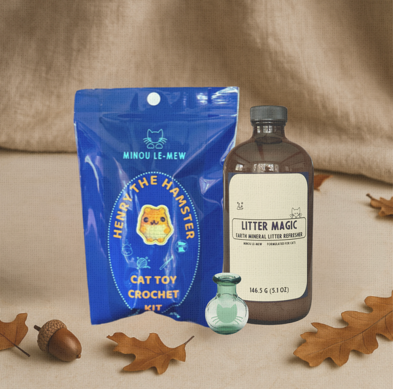 Cat Toy Crochet Kit – Handcrafted DIY Cat Toy Making Set for Crafty Pet Lovers