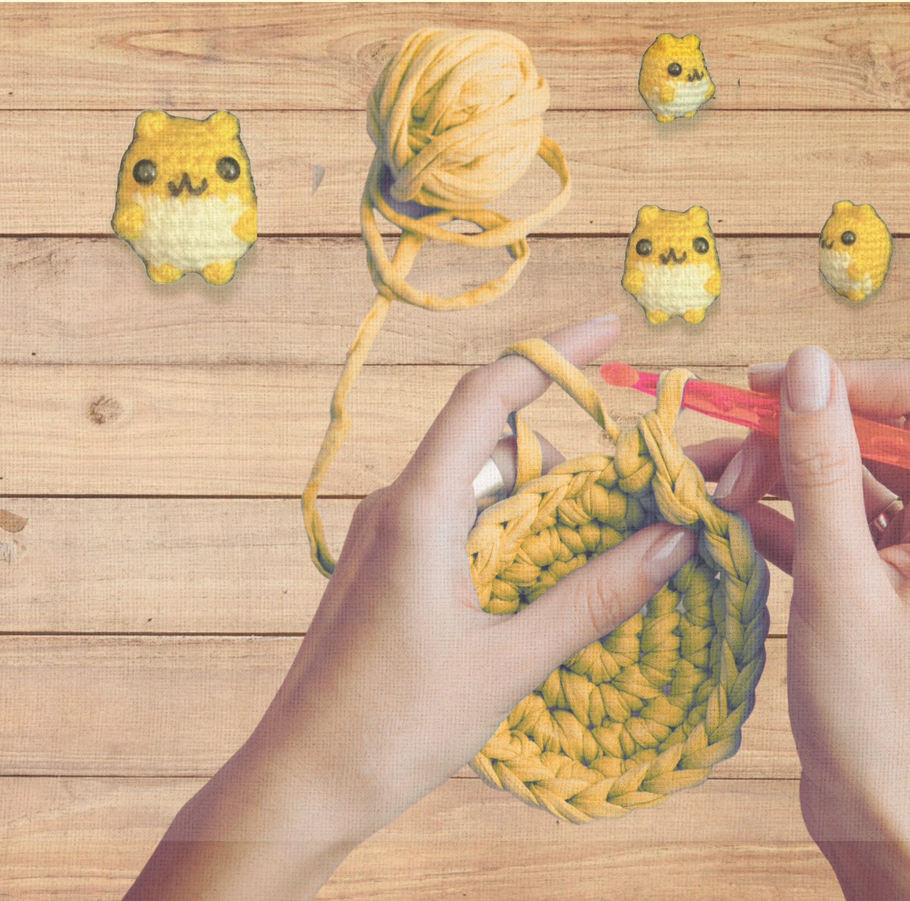 Cat Toy Crochet Kit – Handcrafted DIY Cat Toy Making Set for Crafty Pet Lovers