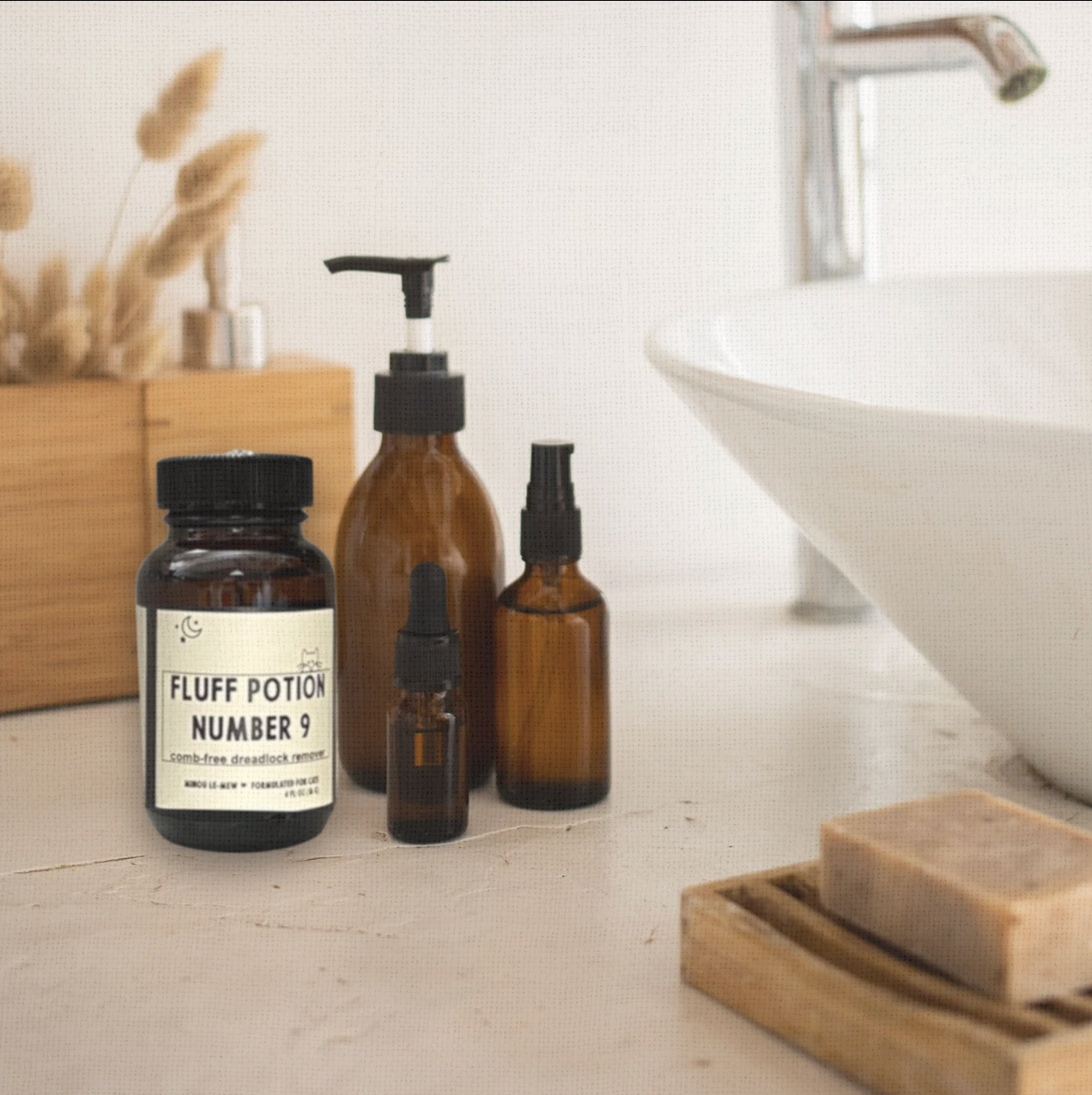 Fluff Potion Number 9 | Botanical No-Comb Mat Remover for Cats