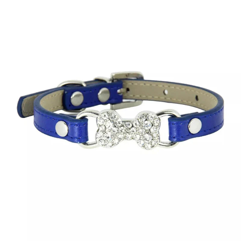 Bling Bone Dog Collar
