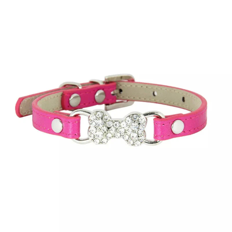 Bling Bone Dog Collar