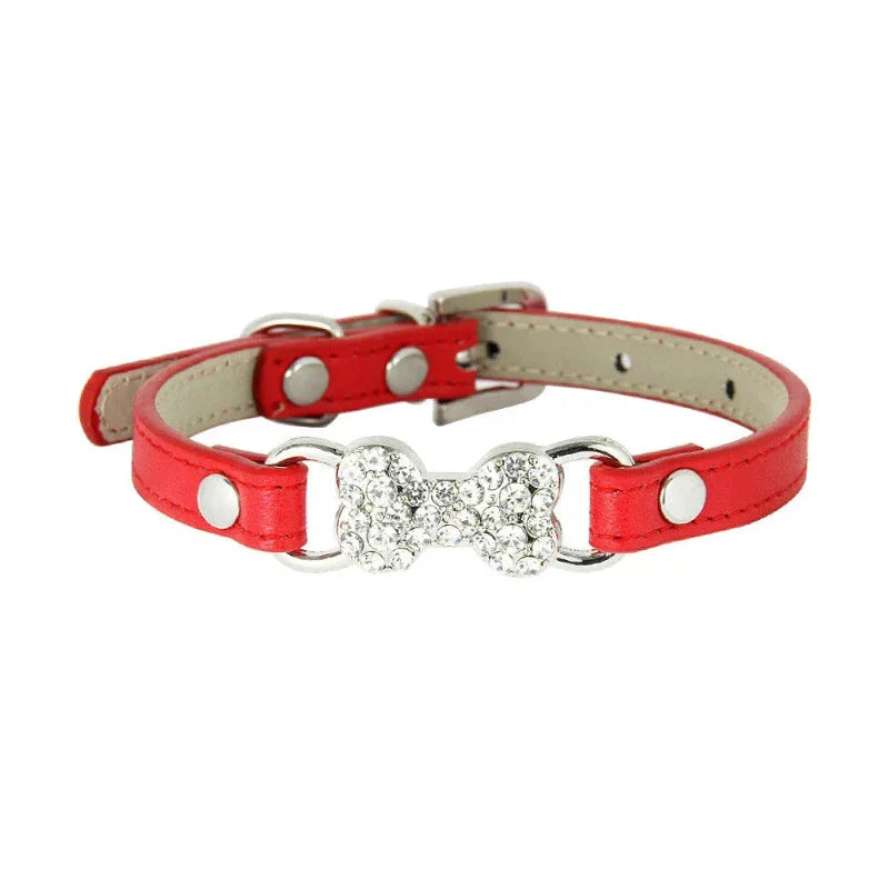 Bling Bone Dog Collar