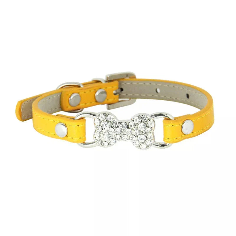 Bling Bone Dog Collar