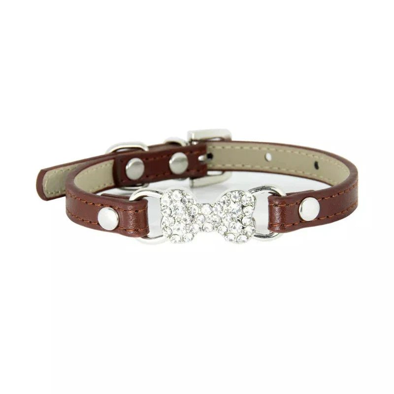 Bling Bone Dog Collar