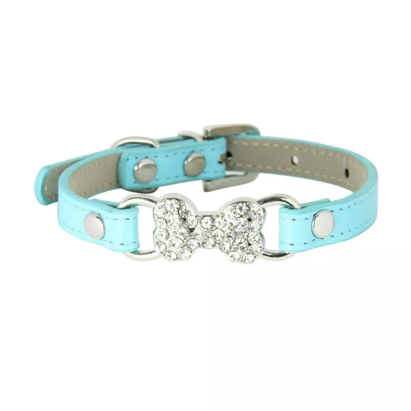 Bling Bone Dog Collar