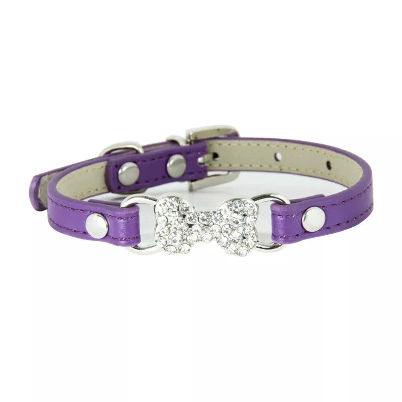 Bling Bone Dog Collar